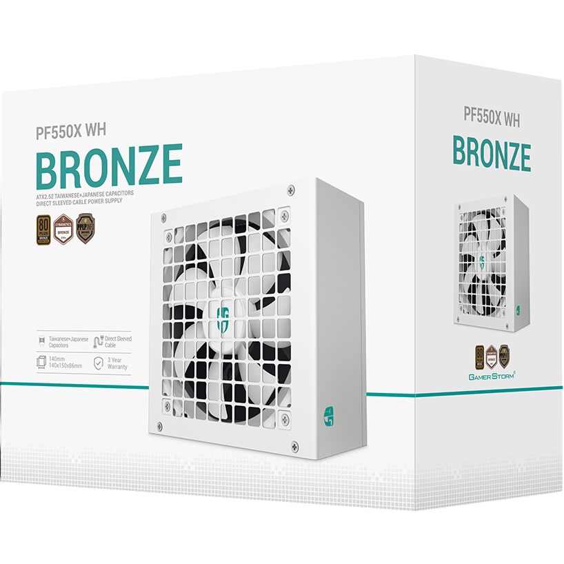 Блок питания 550W GamerStorm (DeepCool) PF550X White - PF550X WH - фото 9