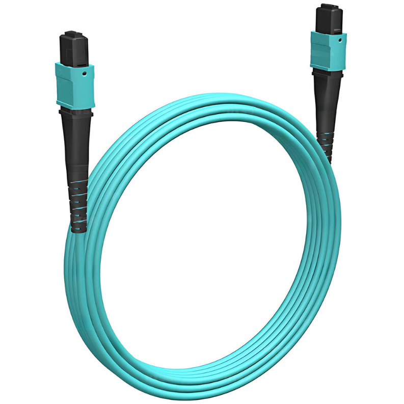 Патч-корд Cabeus FOP-50-OM3-12-MPO(F)-12-MPO(F)-B-1m, 1м