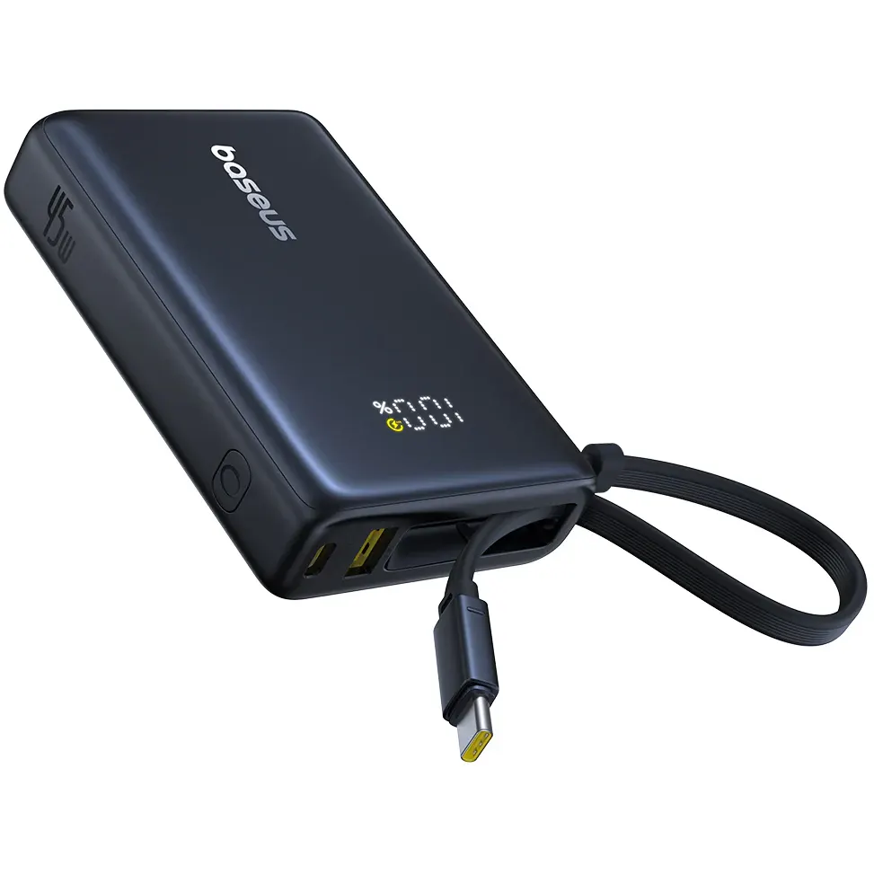 Внешний аккумулятор Baseus PicoGo 10000mAh 45W Cosmic Black - P10076803123-00 - фото 3
