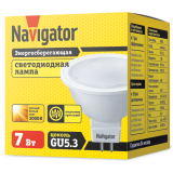 Светодиодная лампочка Navigator NLL-MR16-7-230-3K-GU5.3 (7 Вт, GU5.3) (94244)