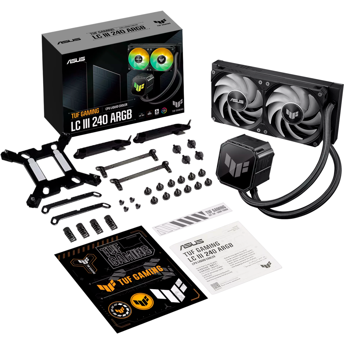 Система жидкостного охлаждения ASUS TUF Gaming LC III 240 ARGB Black - 90RC01J1-B0EAY0 - фото 11