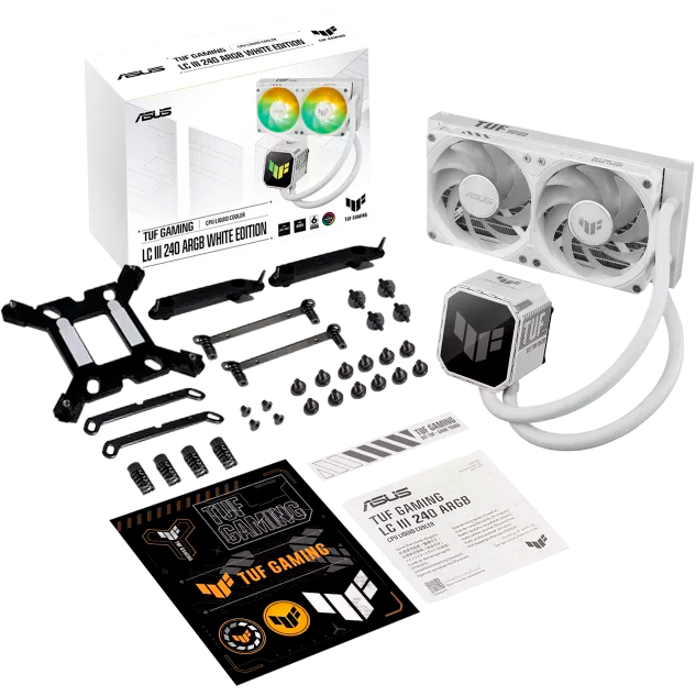 Система жидкостного охлаждения ASUS TUF Gaming LC III 240 ARGB White - 90RC01J2-B0EAY0 - фото 11