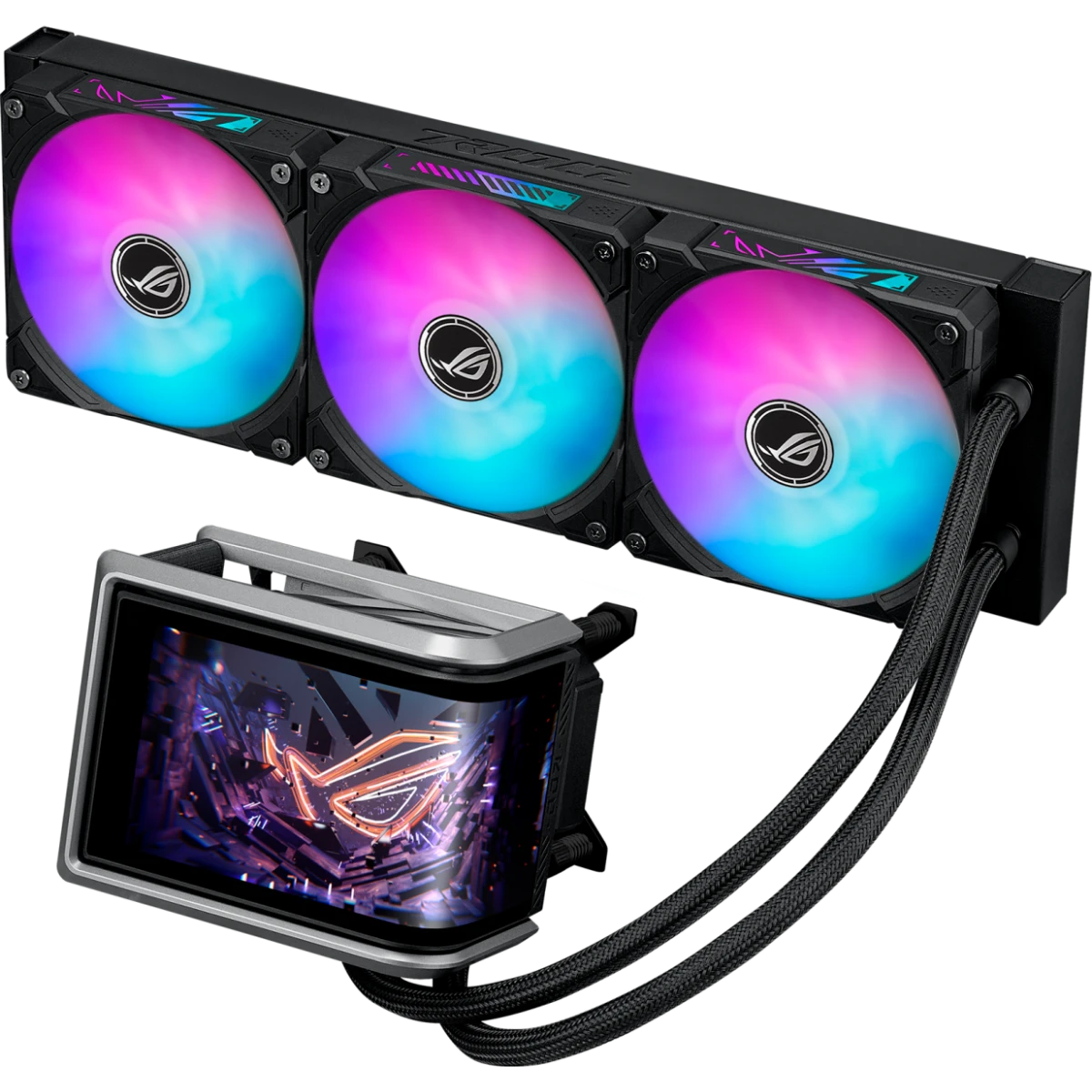 Система жидкостного охлаждения ASUS ROG RYUO IV 360 ARGB Black - 90RC01N1-B0EAY0 - фото 2