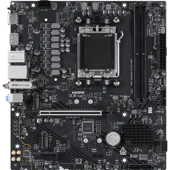 Материнская плата MSI PRO A620AM-G EVO WIFI