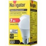 Светодиодная лампочка Navigator NLL-A60-7-24/48-4K-E27 (7 Вт, E27) (61474)