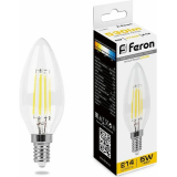 Филаментная лампочка Feron LB-58 2700K (5 Вт, E14) (25572)