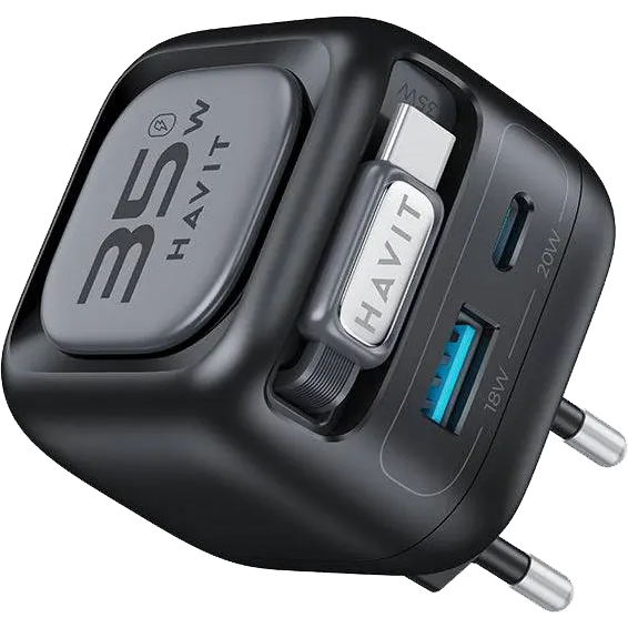 Сетевое зарядное устройство Havit UC250 Black - фото 3