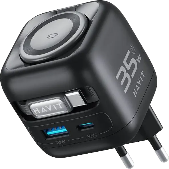 Сетевое зарядное устройство Havit UC250 Black - фото 4