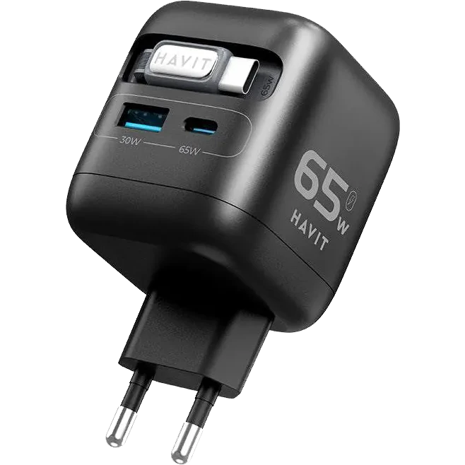 Сетевое зарядное устройство Havit UC253 Black - фото 2
