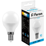Светодиодная лампочка Feron LB-550 6400K (9 Вт, E14) (25803)
