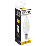 Филаментная лампочка Feron LB-66 2700K (7 Вт, E14) (25726)