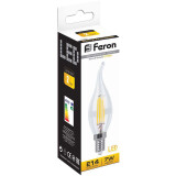 Филаментная лампочка Feron LB-67 2700K (7 Вт, E14) (25727)