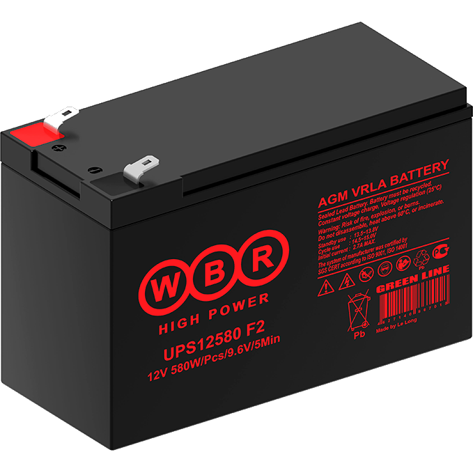 Аккумуляторная батарея WBR UPS12580 F2 - UPS12580 F2 WBR