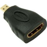 Переходник HDMI (F) - Micro HDMI (M), NETLAN EC-HD20CB-AD-BK-10, 10шт.