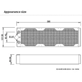..... Радиатор для СЖО Barrow Dabel-60d 360 (BA2810) Б/У, погнут радиатор
