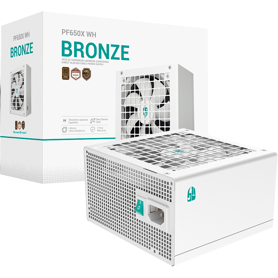 Блок питания 650W GamerStorm (DeepCool) PF650X White - PF650X WH - фото 8