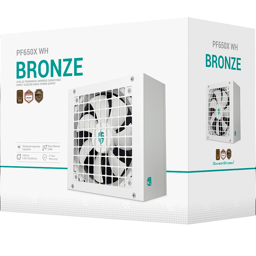Блок питания 650W GamerStorm (DeepCool) PF650X White - PF650X WH - фото 9