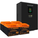 ИБП ExeGate FineSine SX-5000.LCD.AVR.2SH.T + 4xHRL 12-45 (45Ач) (EX296660RUS)