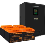 ИБП ExeGate FineSine SX-7000.LCD.AVR.2SH.T + 4xHRL 12-45 (45Ач) (EX296683RUS)