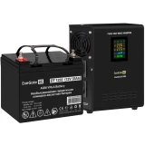 ИБП ExeGate FineSine SX-500.LCD.AVR.2SH + DT 1233 (33Ач) (EX296495RUS)