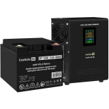 ИБП ExeGate FineSine SX-500.LCD.AVR.2SH + DT 1240 (40Ач) (EX296497RUS)