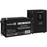 ИБП ExeGate FineSine SX-500.LCD.AVR.2SH + DT 1265 (65Ач) (EX296502RUS)
