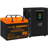 ИБП ExeGate FineSine SX-500.LCD.AVR.2SH + HRL 12-33 (33Ач) (EX296496RUS)