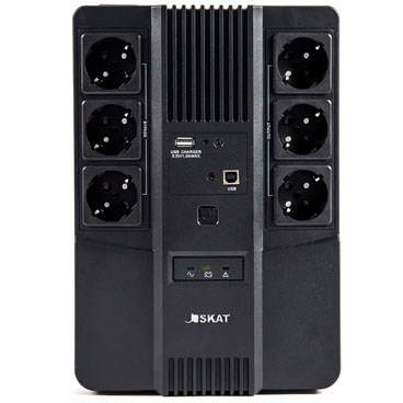 ИБП Бастион SKAT-UPS 600-AI-IN-1x7 - 8998 - фото 2