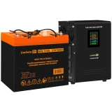 ИБП ExeGate FineSine SX-500.LCD.AVR.2SH + HRL 12-55 (55Ач) (EX296501RUS)