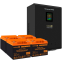 ИБП ExeGate FineSine SX-5000.LCD.AVR.2SH.T + 4x HR 12-40 (40Ач) - EX296659RUS