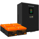 ИБП ExeGate FineSine SX-7000.LCD.AVR.2SH.T + 4x HRL 12-26 (26Ач) (EX296678RUS)