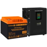 ИБП ExeGate FineSine SX-800.LCD.AVR.2SH + HRL 12-45 (45Ач) (EX296522RUS)