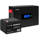 ИБП ExeGate IdealSine SR-1000.LCD.2SH + DT 1226 (26Ач) (EX297403RUS)