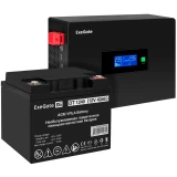 ИБП ExeGate IdealSine SR-1000.LCD.2SH + DT 1240 (40Ач) (EX297407RUS)