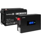 ИБП ExeGate IdealSine SR-1000.LCD.2SH + DT 1265 (65Ач) (EX297412RUS)