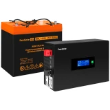 ИБП ExeGate IdealSine SR-1000.LCD.2SH + HRL 12-55 (55Ач) (EX297410RUS)