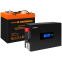 ИБП ExeGate IdealSine SR-1000.LCD.2SH + HRL 12-55 (55Ач) - EX297410RUS