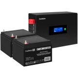 ИБП ExeGate IdealSine SR-1500.LCD.2SH + 2xDT 1226 (26Ач) (EX297426RUS)