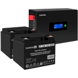 ИБП ExeGate IdealSine SR-1500.LCD.2SH + 2xDT 1240 (40Ач) (EX297430RUS)