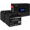 ИБП ExeGate IdealSine SR-1500.LCD.2SH + 2xDT 1240 (40Ач) - EX297430RUS