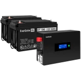 ИБП ExeGate IdealSine SR-1500.LCD.2SH + 2xDT 1265 (65Ач) (EX297435RUS)