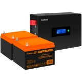 ИБП ExeGate IdealSine SR-1500.LCD.2SH + 2xHRL 12-26 (26Ач) (EX297427RUS)