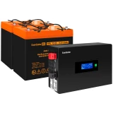 ИБП ExeGate IdealSine SR-1500.LCD.2SH + 2x HRL 12-55 (55Ач) (EX297433RUS)