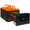 ИБП ExeGate IdealSine SR-1500.LCD.2SH + 2x HRL 12-75 (75Ач) - EX297438RUS