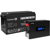 ИБП ExeGate IdealSine SR-600.LCD.2SH + DT 12150 (150Ач) (EX297400RUS)