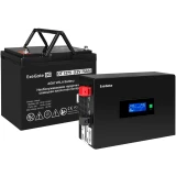ИБП ExeGate IdealSine SR-600.LCD.2SH + DT 1275 (75Ач) (EX297391RUS)