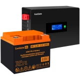 ИБП ExeGate IdealSine SR-600.LCD.2SH + HR 12-40 (40Ач) (EX297385RUS)
