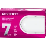 Светильник ОНЛАЙТ OBL-O1-7-4K-WH-IP65-LED (71687)