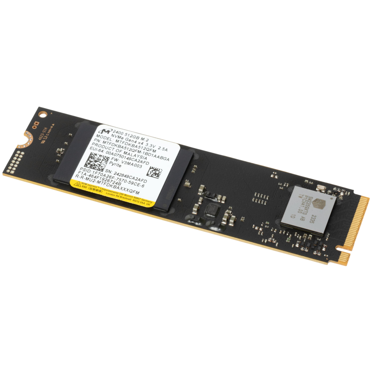 Накопитель SSD 512GB Micron 2400 (MTFDKBA512QFM) OEM