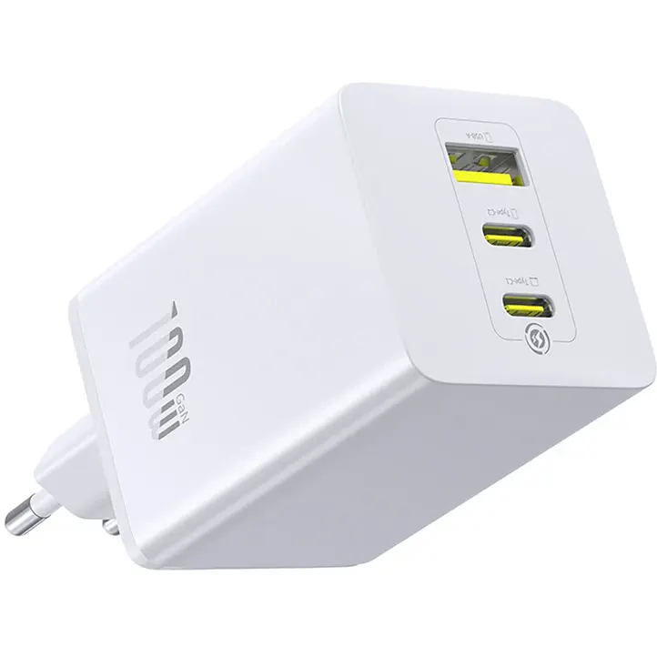 Сетевое зарядное устройство Baseus EnerFill FE11 100W White - 6932172690649 - фото 2